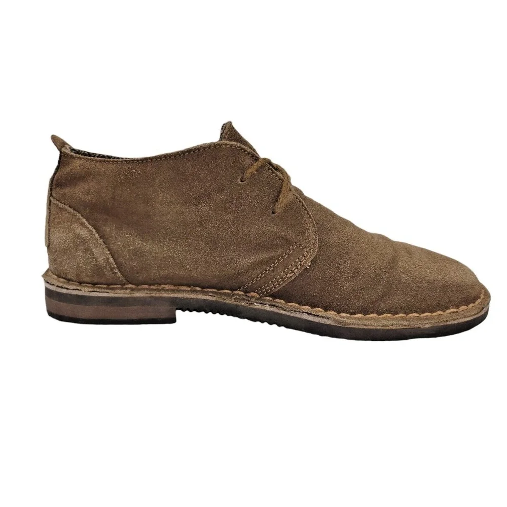 Gotcha Phoenix Men's Brown 90s Leather Chukka Boots Ankle Casual Shoes Size 10.5